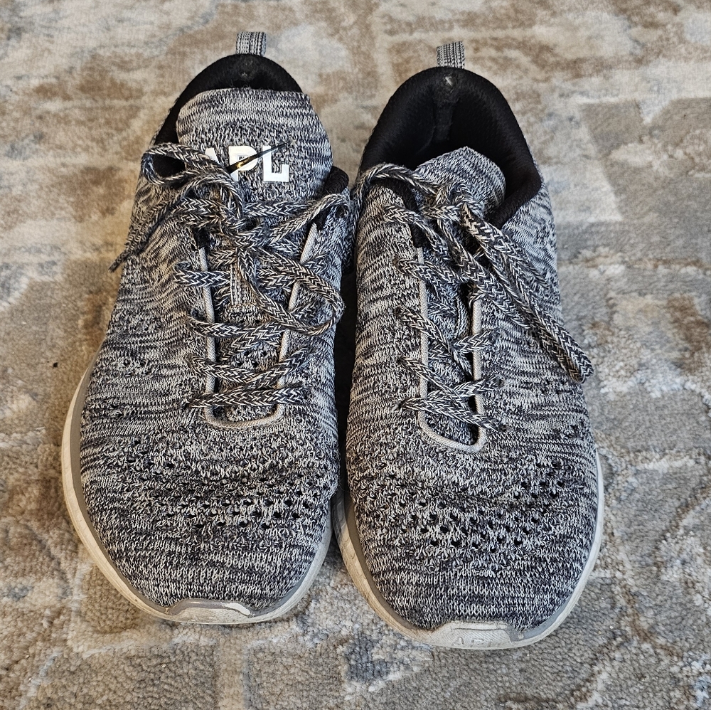 APL grey tech loom prow sneakers